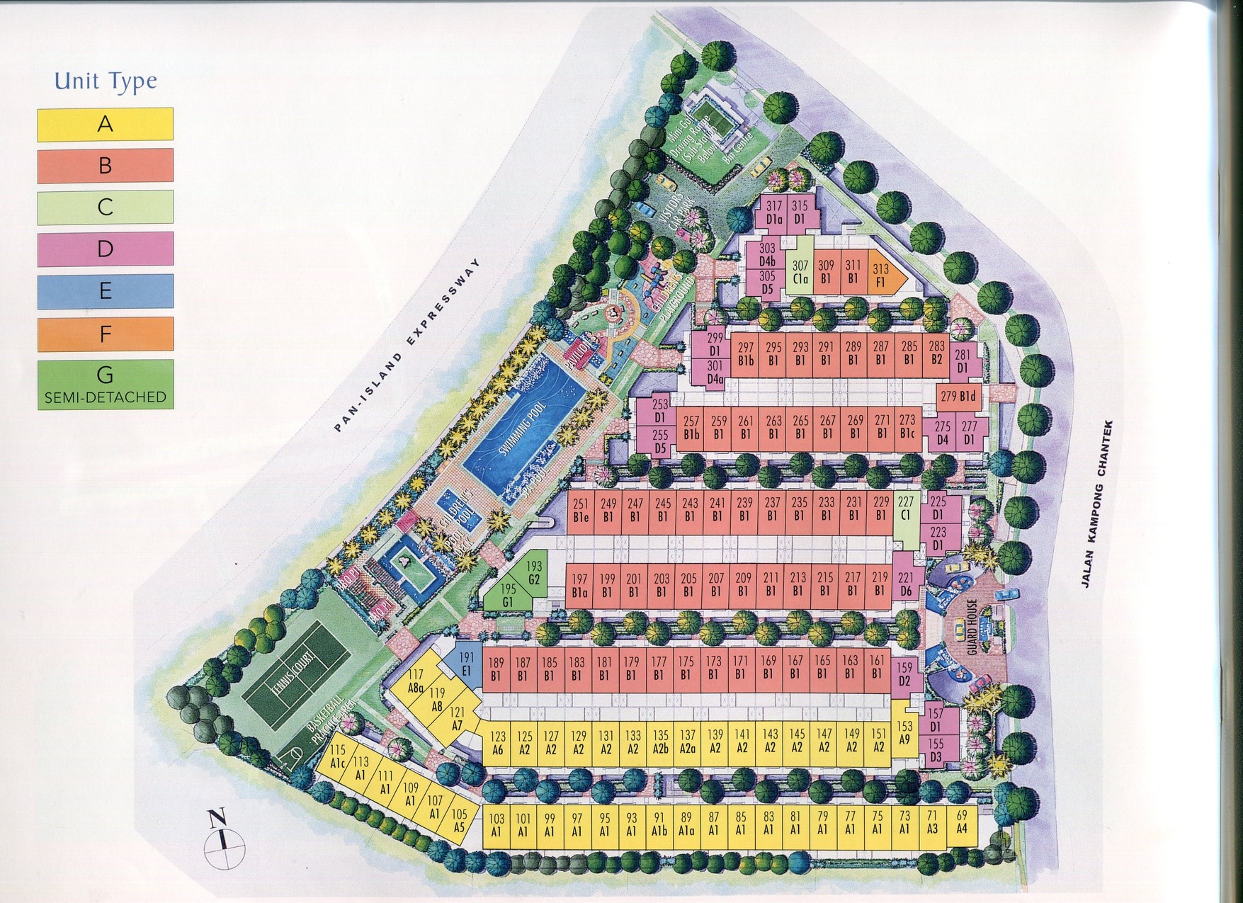 Binjai Crest Site Plan